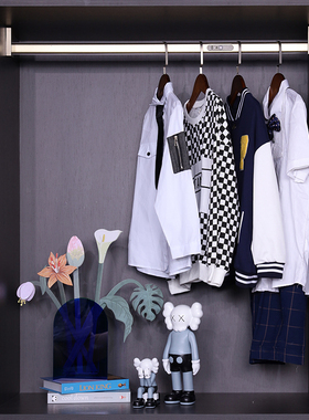 样板房间儿童房摆件衣服鞋子收纳箱男女孩房衣柜衣帽W间装饰品摆