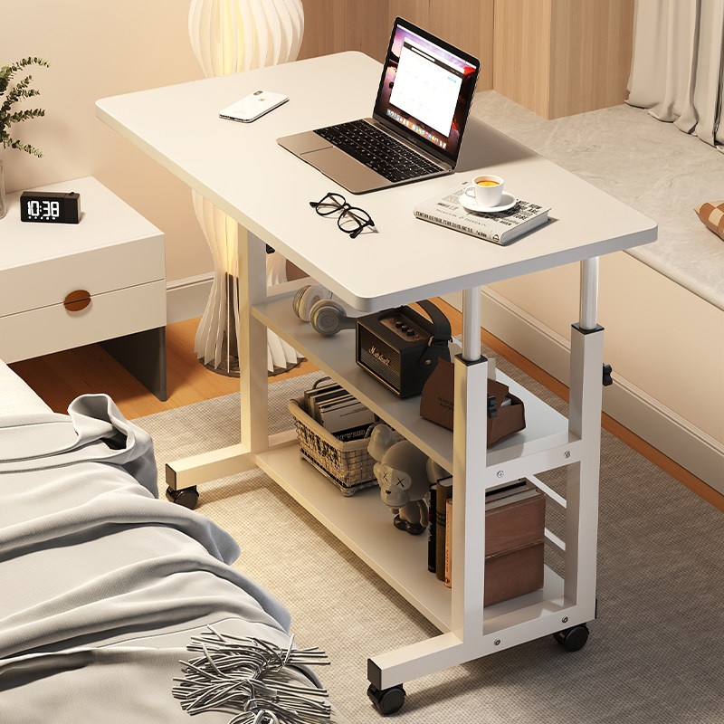 新品牀边桌可移动升降电脑桌家用卧室书桌宿舍简易学习桌学生书桌,淘宝优惠券,粉丝福利购,淘宝优惠卷
