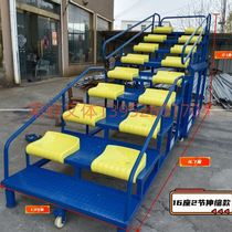 24-seat terminal Referee Bench 18 Spectators Terrace retractable stationary site Mobile Stadium Stands Seats