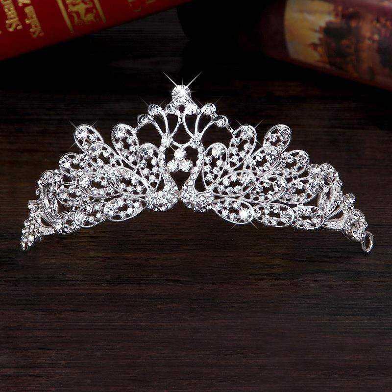 速发2018 new crown tiara bridal wedding accessories birthday - 图2