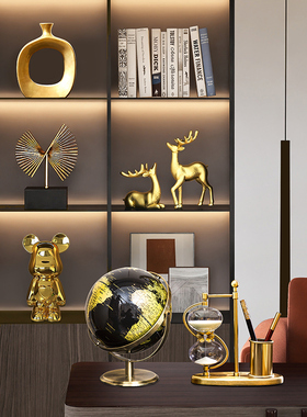 轻奢沙漏计时器30分钟客厅酒柜电视柜装饰摆件高档创意办公室现货