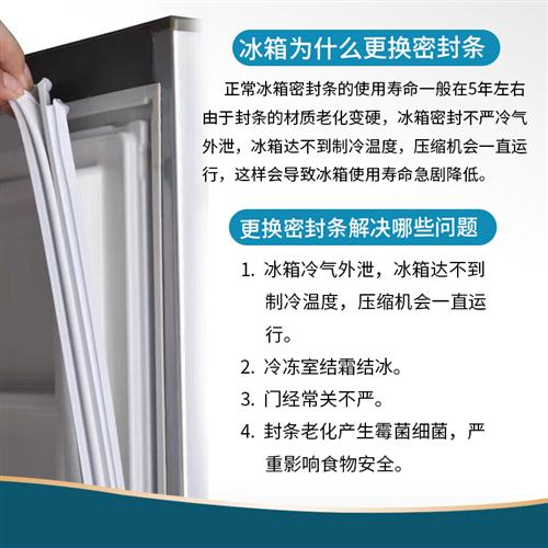 推荐适用澳柯玛BCD-177H 145FA 199GFA 185DFA密封条门封条胶条门 - 图0