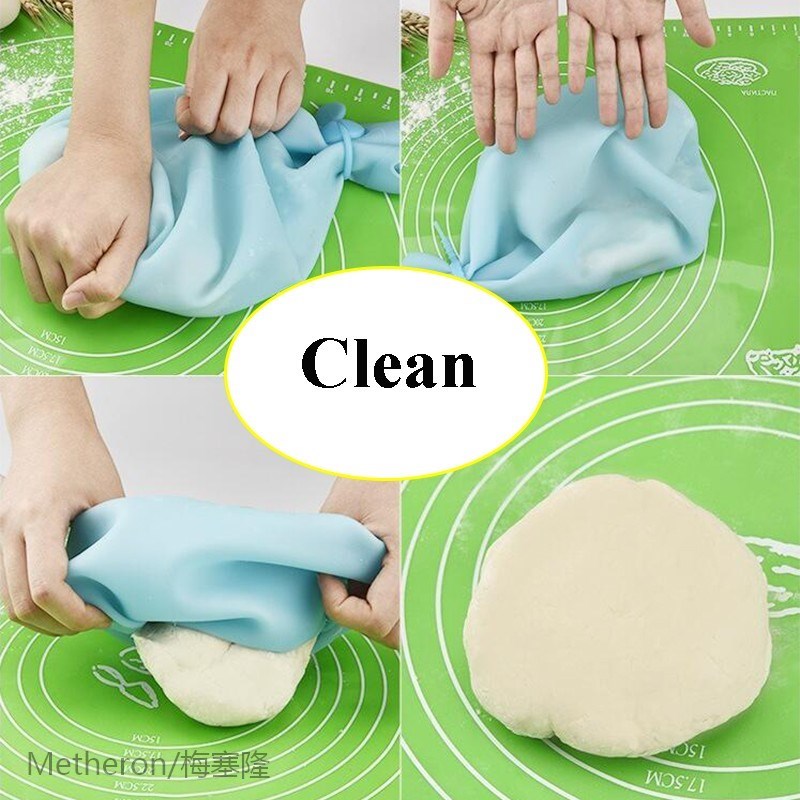 极速1.5KG Silicone Kneading Dough Bag Flour Mixer Bag Versat - 图2