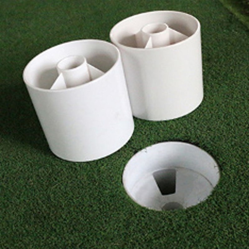 Golf Putting Green Backyard Practice Plastic Hole Cup Flag S-图2