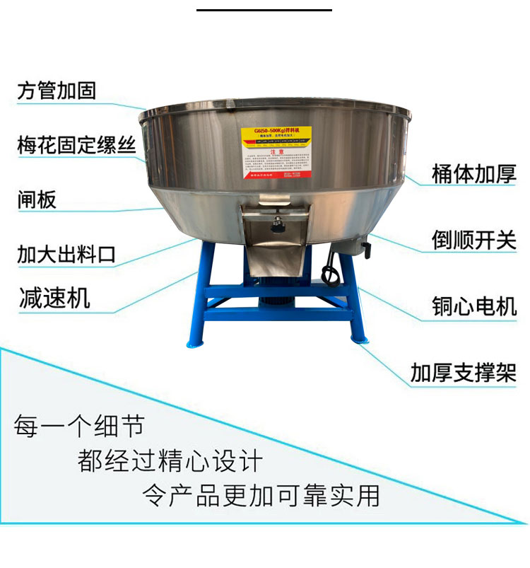 厂家直销家用颗粒机塑料耐磨饲料搅拌机一机多用耐腐蚀多功能防锈 - 图0