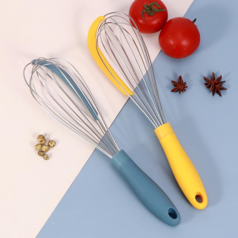 Yellow BSgue Stainless lteel Balsoon Wire Whilk Manual Egg - 图1