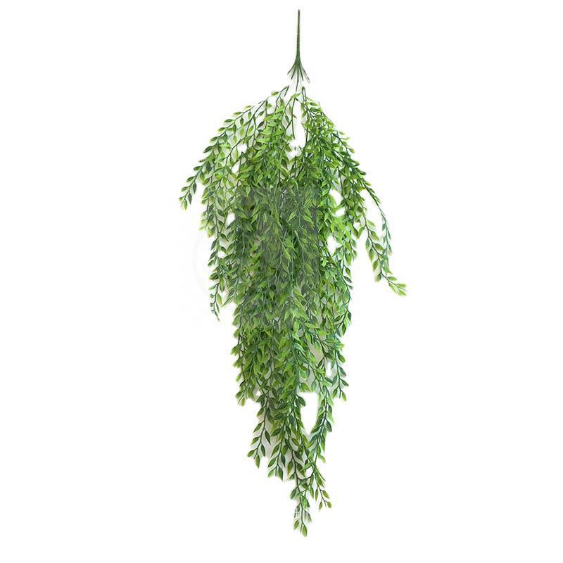 速发。Simulated wicker vine plant wall hanging vine green pl - 图0