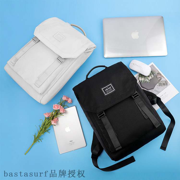 Backpack male and female studeBnt schoolbag traveling backpa - 图1