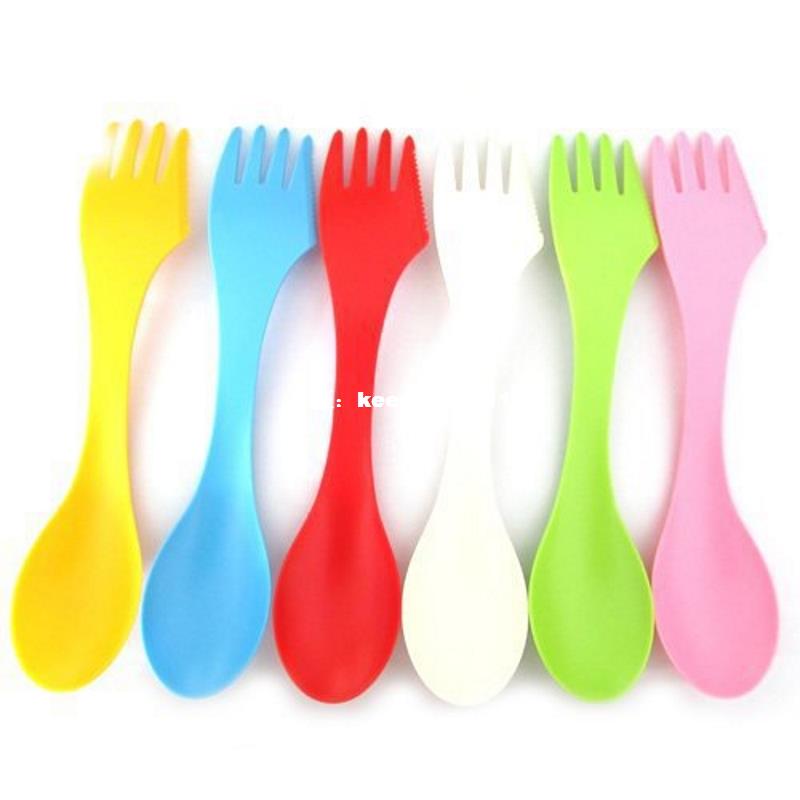 2/3sets(ephcs=1s t) 3 In 1eSpoon Fork Knif6 Camping Hiki - 图2