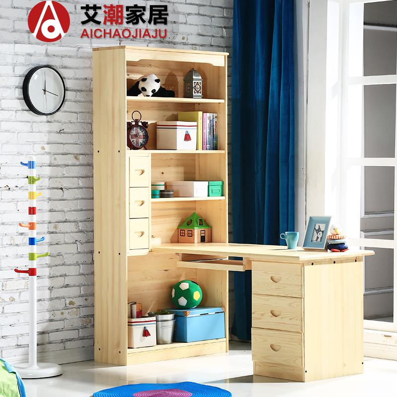 Buy Ai Tide Wood Computer Desk Bookcase Desktop Computer Desk