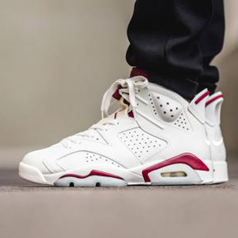 aj6 maroon