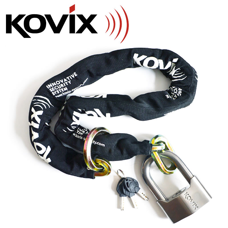 motorbike chain and lock