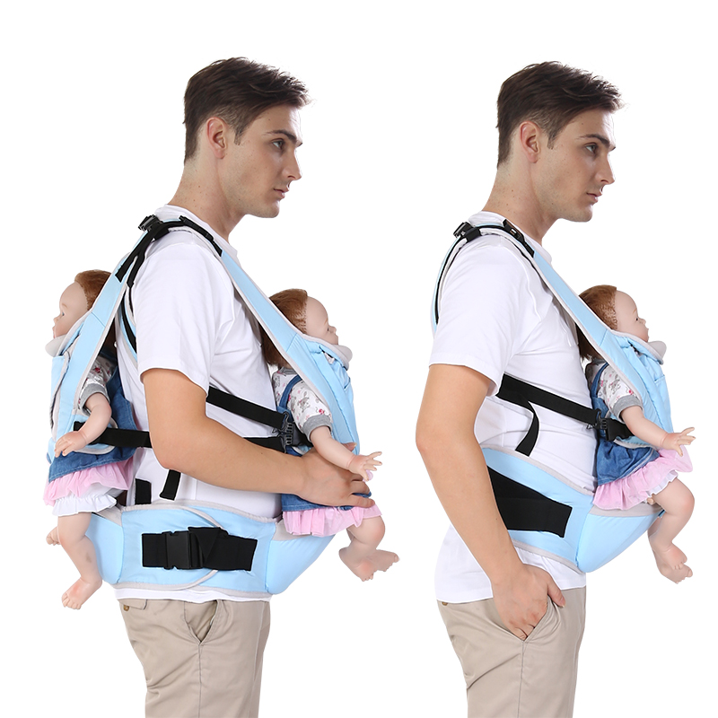 double baby backpack