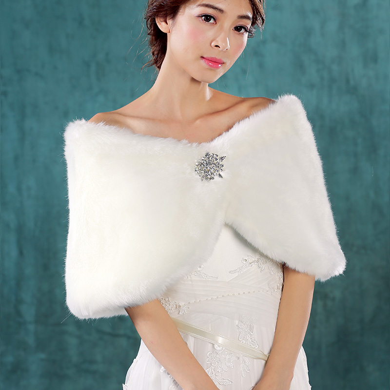 Buy Door Of The Bride Wedding Dress White Shawl Shawl Shawl Bride