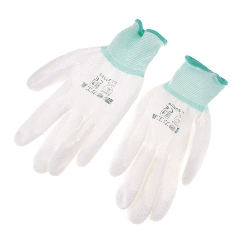 Effective Tool Palm Dipped Latex Gloves Handling Anti Effective Tool Dipped Pu Palm Gloves Acid And Alkali Resistant Dust Pollution No Fingerprint Gripper