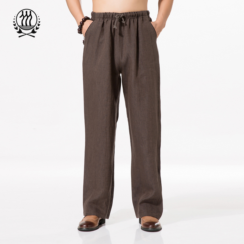 thin linen trousers