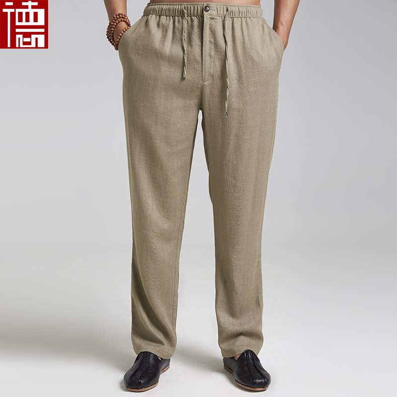 thin linen trousers