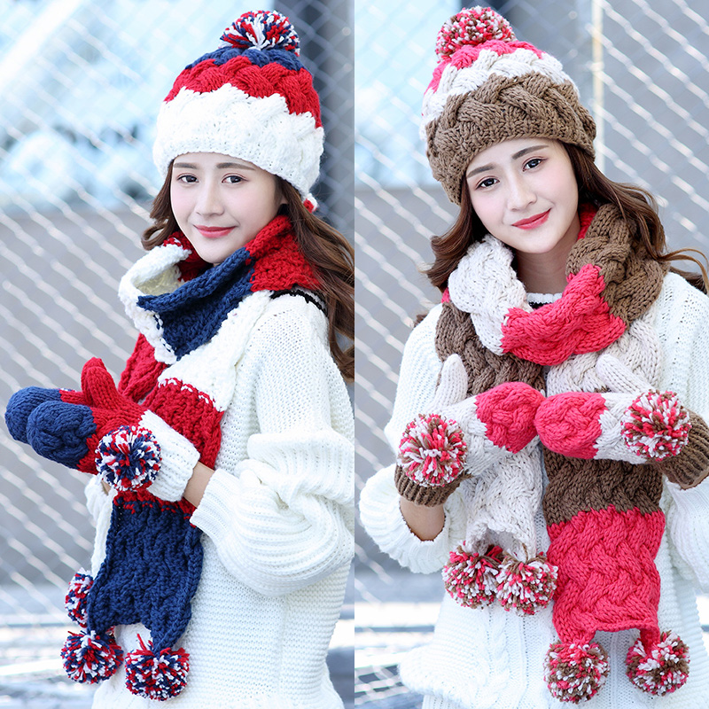 girls hat and scarf in one