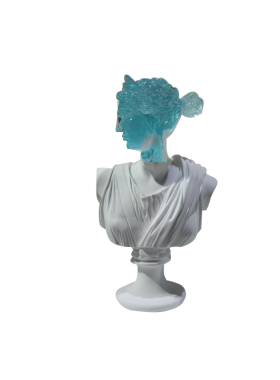 古希腊人物透明树脂雕塑定制大卫断臂维纳斯会客厅落地艺术品摆件