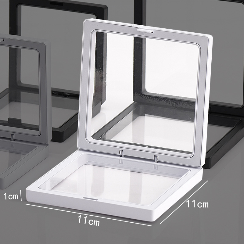 塑料膜悬浮首饰盒防氧化首饰塑封膜饰品收纳盒展示耳钉项链薄膜 - 图1