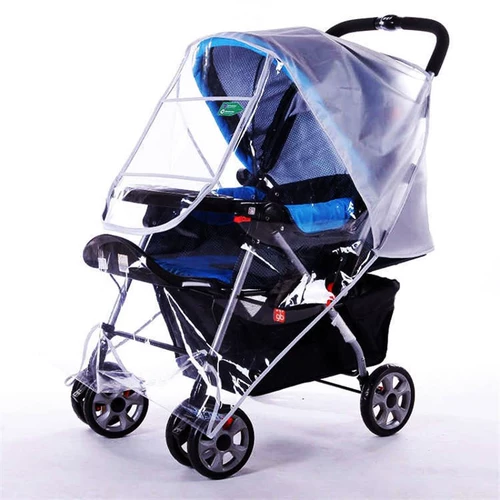 Детская коляска, дорожный дождевик, универсальный трехколесный велосипед, защитный ветрозащитный ветрозащитный чехол