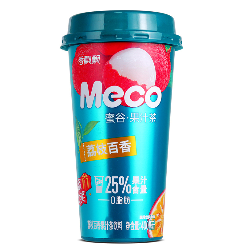 meco密谷果汁茶400ml*15瓶整箱0脂肪果汁茶饮料饮品 - 图1