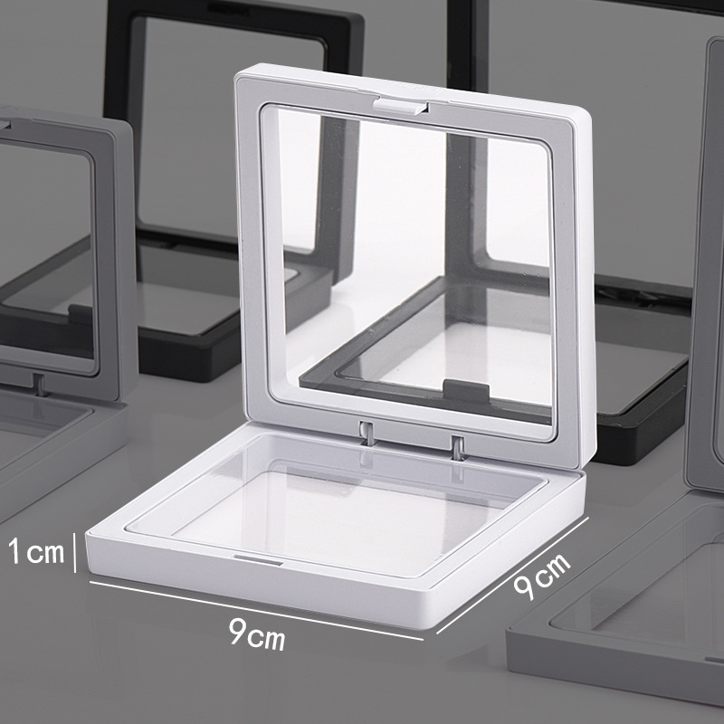 塑料膜悬浮首饰盒防氧化首饰塑封膜饰品收纳盒展示耳钉项链薄膜 - 图2