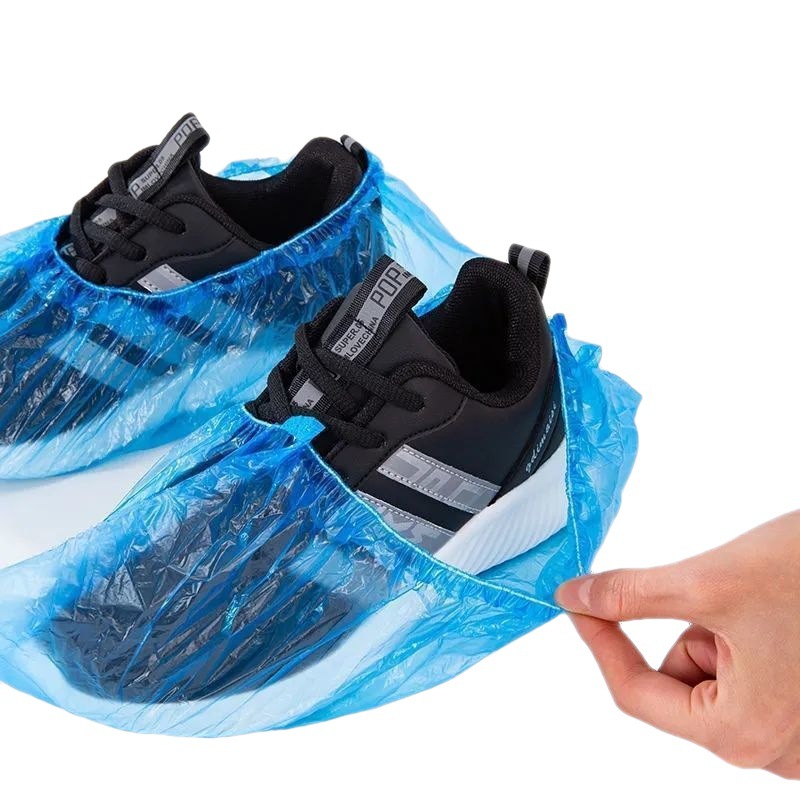 一次性鞋套加厚塑料鞋套雨天防水脚套居家鞋套样板内塑料鞋套 - 图3