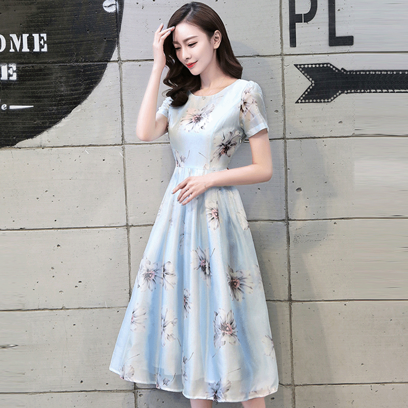 korean a line dress