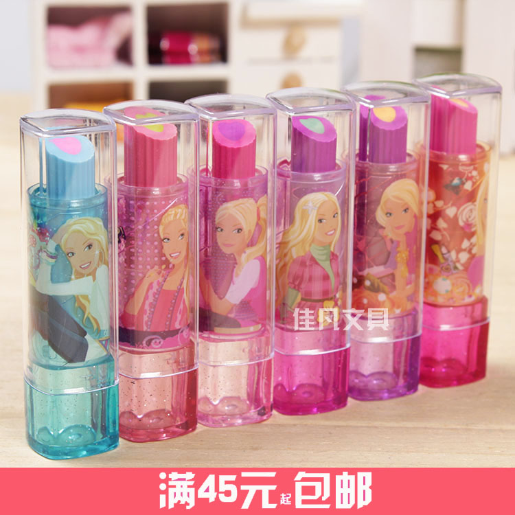 barbie eraser set