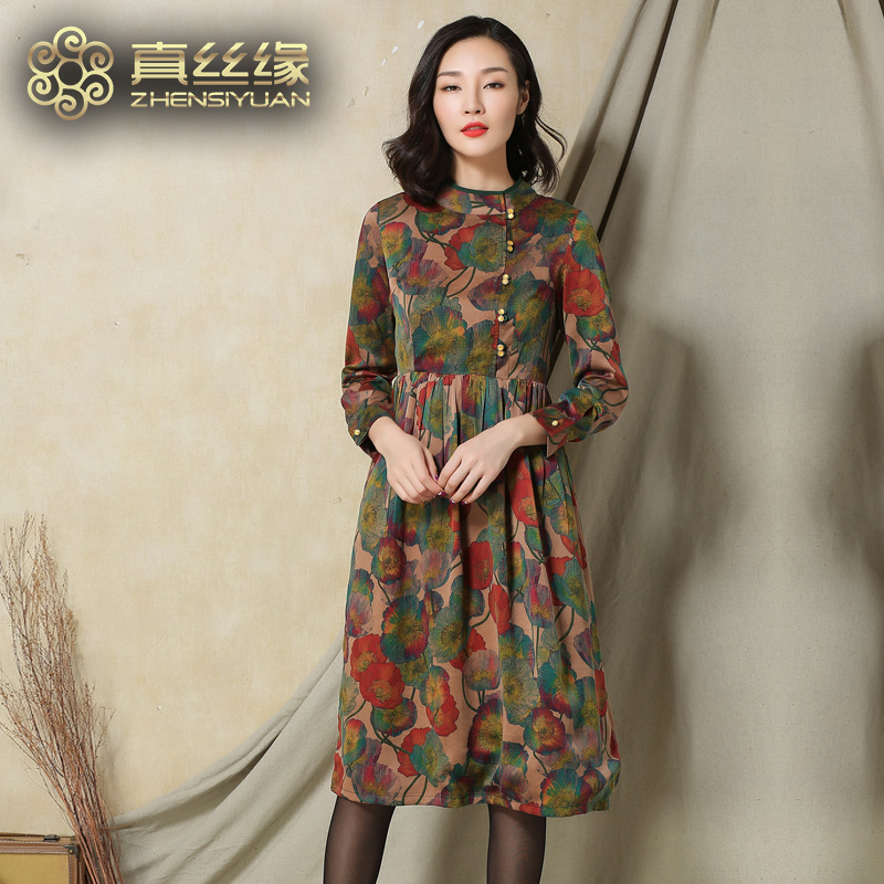 heavy silk dress