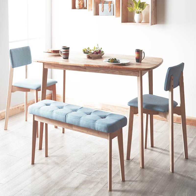 Buy Modern Minimalist Rectangular Wood Dining Tables And Chairs