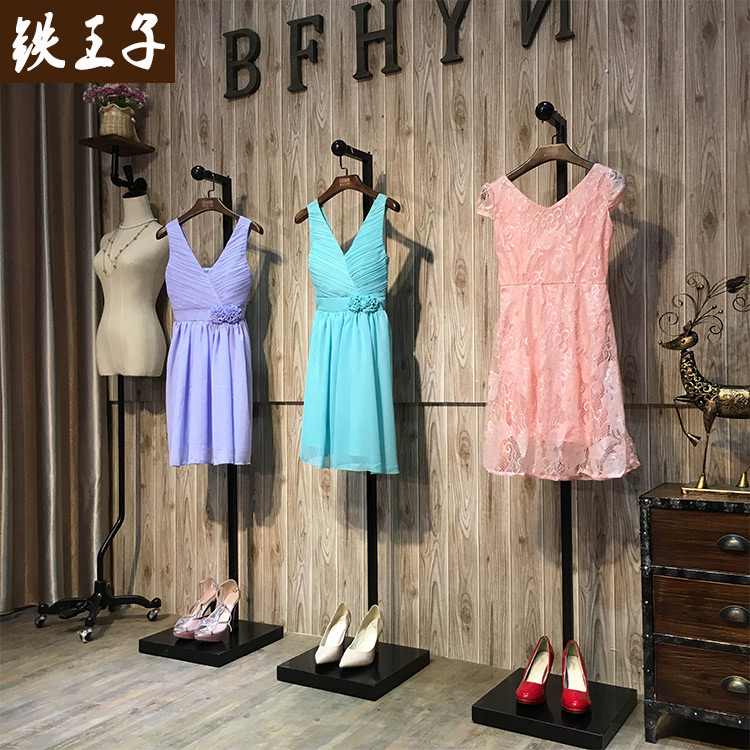Prince Iron Clothing Display Racks Are Hanging Point Iron Clothing Display Racks