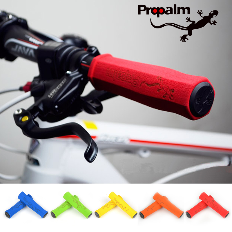 red mountain bike grips