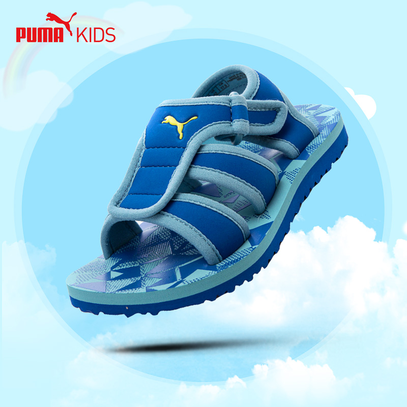 children's puma flip flops