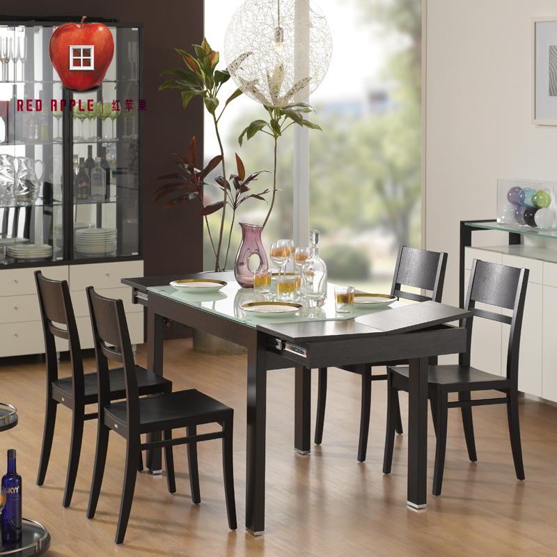 Buy Red Apple Furniture Minimalist Modern Dining Furniture Dining Table And Four Chairs Combination Package In Cheap Price On Alibaba Com