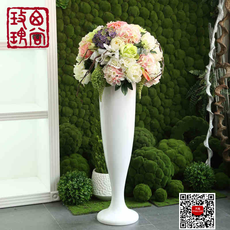 Buy Rose West Is Still Large Floor Floral Flower Artificial