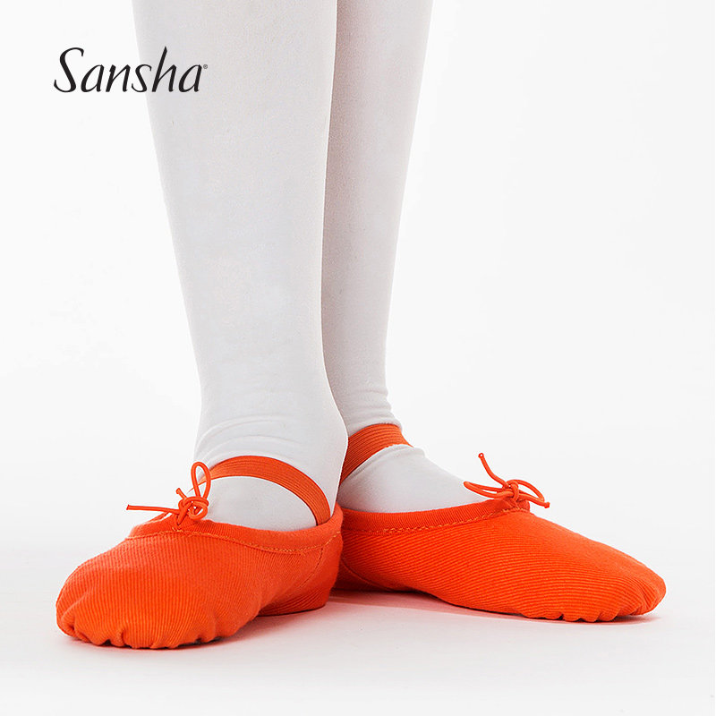 sansha canvas ballet shoes
