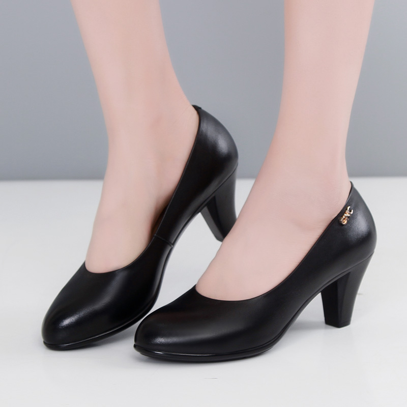 girls black leather shoes