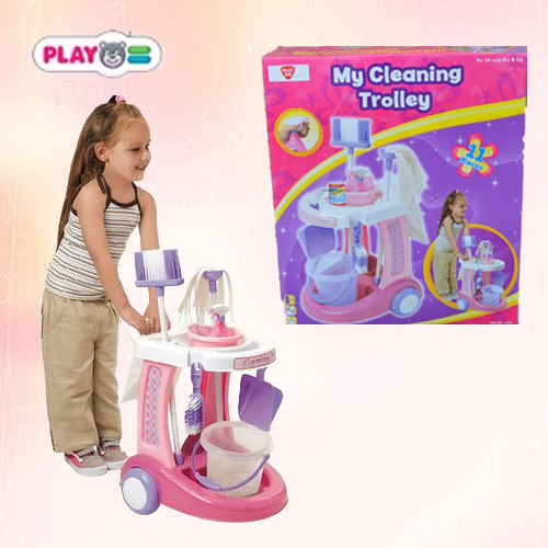 children's cleaning cart