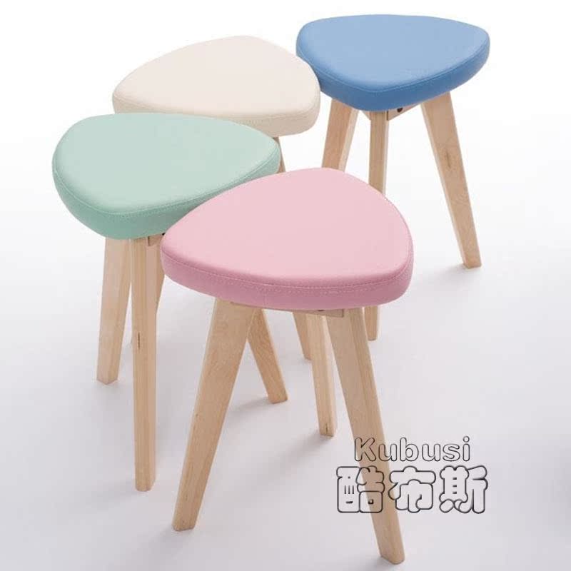 Buy Triangle Triangular Wooden Bench Stool Hotel Dining Chair