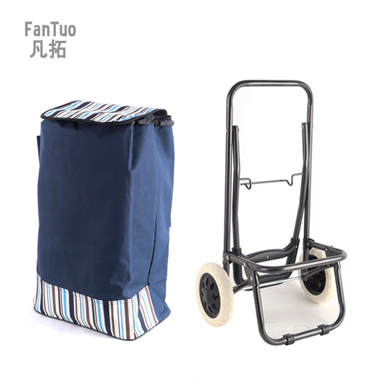 small luggage cart with wheels