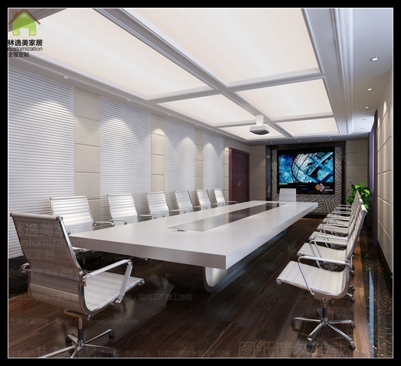 White Piano Lacquer Desk Creative Conference Table Piano Lacquer Desk Creative Conference