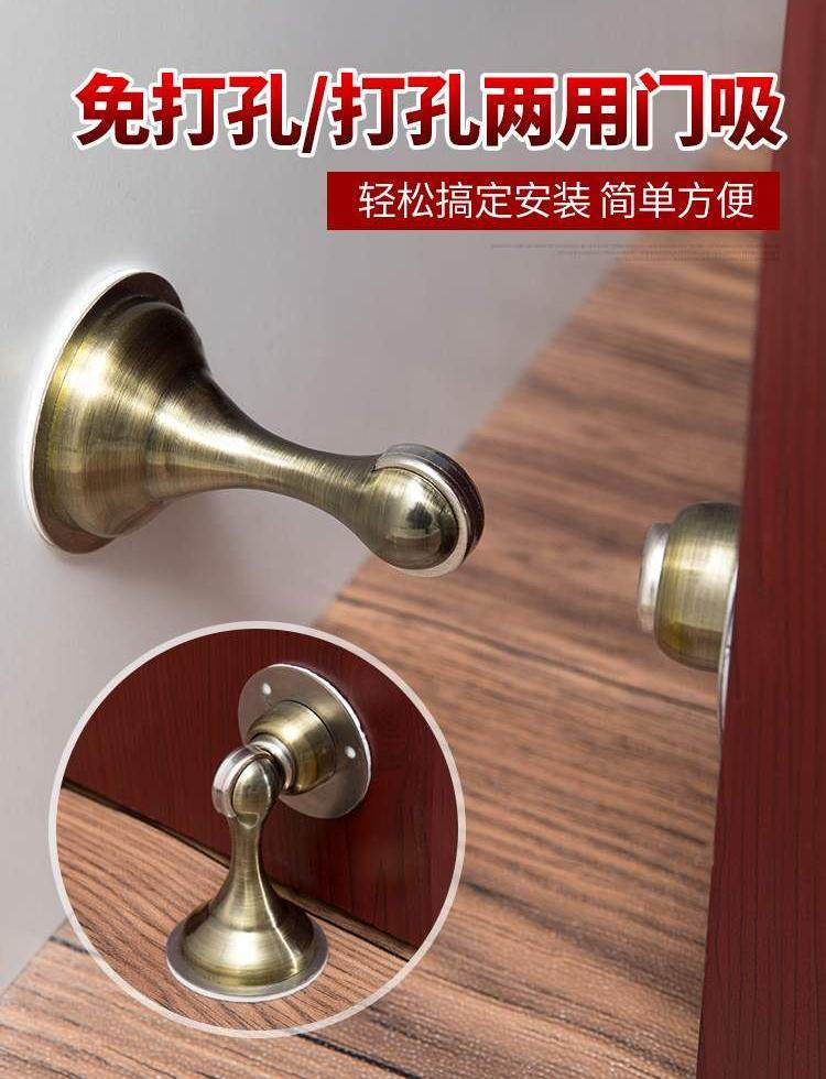 门顶和门吸的区别,门碰和门吸哪个好用,闭门器_大山谷图库