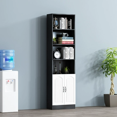 Простая книжная полка, современная и минималистичная коробочка для хранения для спальни, книжный шкаф для школьников