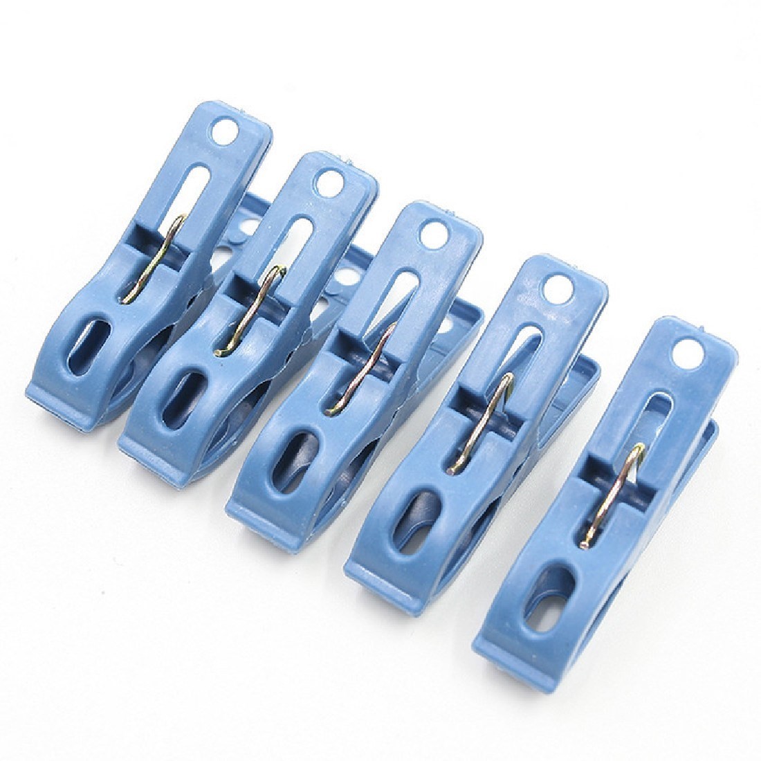 20pcs Laundry Clothes Pins Hanging Pegs Clips Heavy Duty Cl - 图1