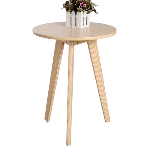 Небольшой круглый стол простые повседневные мини -сплошные древесины сеть красная северная европейская спальня Балкон балкон на несколько дней, чтобы договориться о небольшом столе