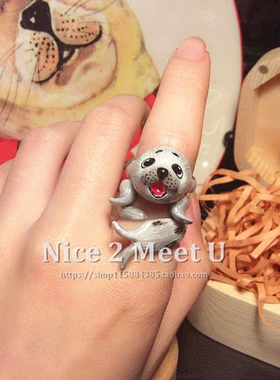 可调节礼物ins手工戒指特价清仓