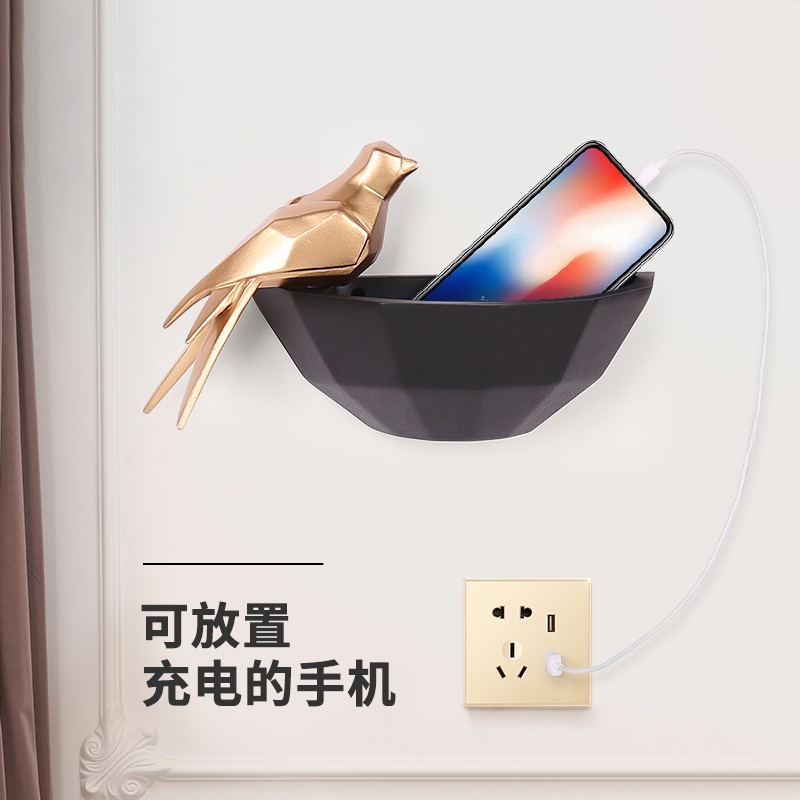 雅尊风墙面收纳置物架壁饰实用