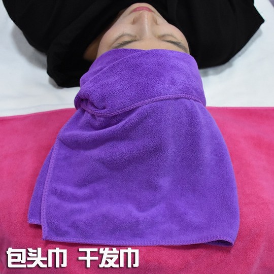 Dix paquets de serviettes à cheveux sèches pour salons de beauté de coiffeur, serviettes en microfibre absorbant l'eau, coton non pure